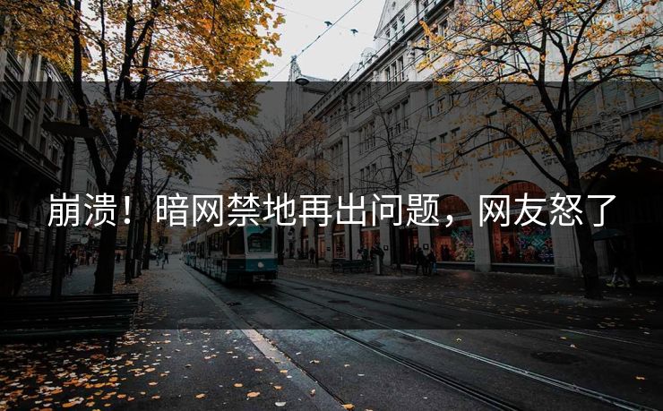 崩溃！暗网禁地再出问题，网友怒了